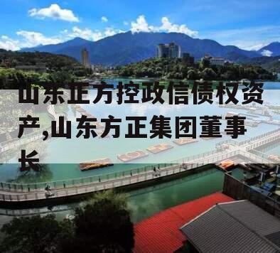 山东正方控政信债权资产,山东方正集团董事长