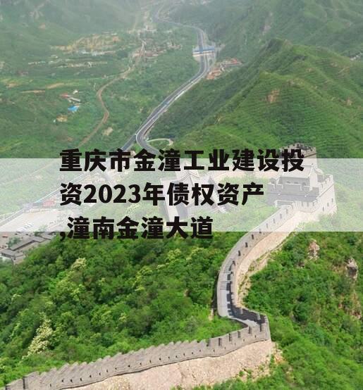 重庆市金潼工业建设投资2023年债权资产,潼南金潼大道