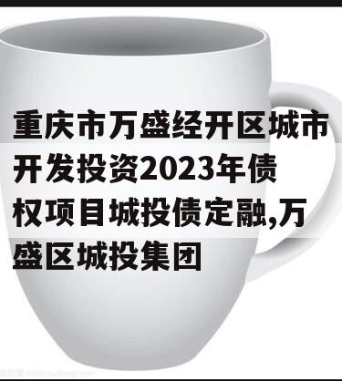 重庆市万盛经开区城市开发投资2023年债权项目城投债定融,万盛区城投集团