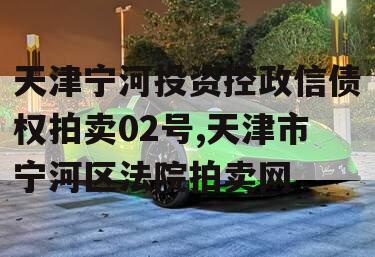 天津宁河投资控政信债权拍卖02号,天津市宁河区法院拍卖网