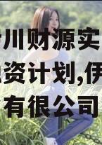 洛阳伊川财源实业投资债权融资计划,伊川财源置业有很公司