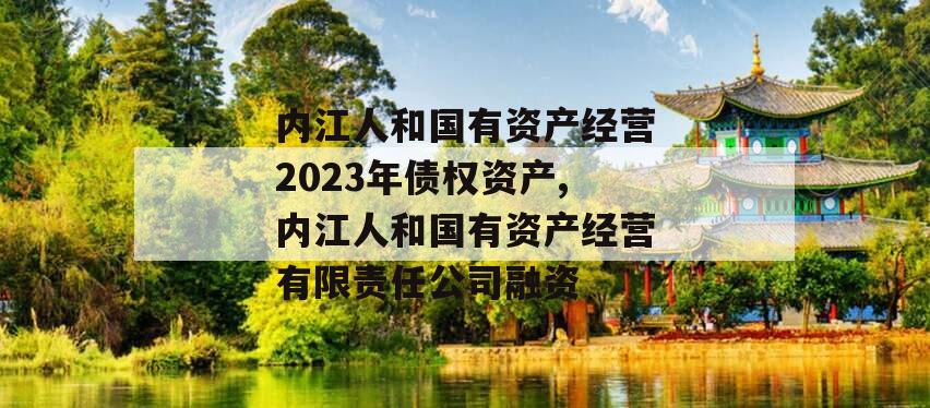 内江人和国有资产经营2023年债权资产,内江人和国有资产经营有限责任公司融资