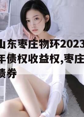 山东枣庄物环2023年债权收益权,枣庄 债券