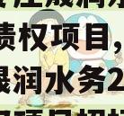 山东枣庄晟润水务2023年债权项目,山东枣庄晟润水务2023年债权项目招标公告