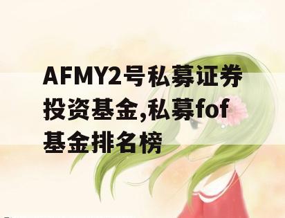 AFMY2号私募证券投资基金,私募fof基金排名榜