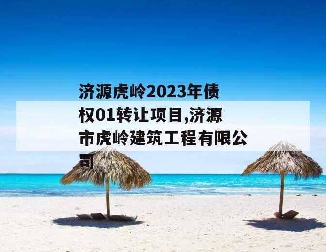 济源虎岭2023年债权01转让项目,济源市虎岭建筑工程有限公司