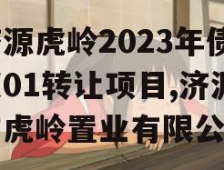 济源虎岭2023年债权01转让项目,济源市虎岭置业有限公司