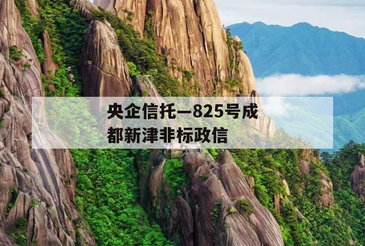 央企信托—825号成都新津非标政信