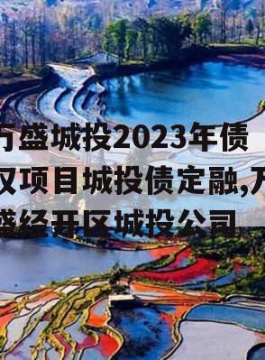 万盛城投2023年债权项目城投债定融,万盛经开区城投公司