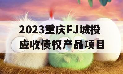 2023重庆FJ城投应收债权产品项目