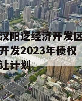 武汉阳逻经济开发区建设开发2023年债权转让计划