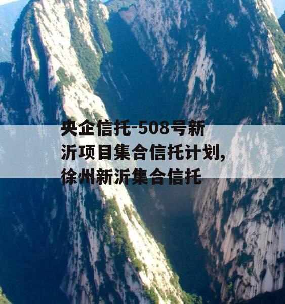 央企信托-508号新沂项目集合信托计划,徐州新沂集合信托