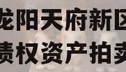 四川龙阳天府新区建设投资债权资产拍卖