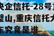 大央企信托-28号重庆璧山,重庆信托大政信东究竟是谁