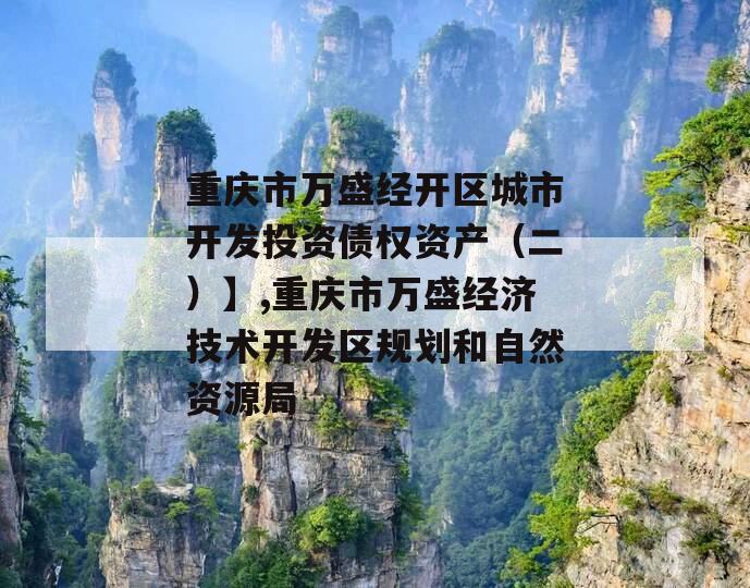 重庆市万盛经开区城市开发投资债权资产（二）】,重庆市万盛经济技术开发区规划和自然资源局