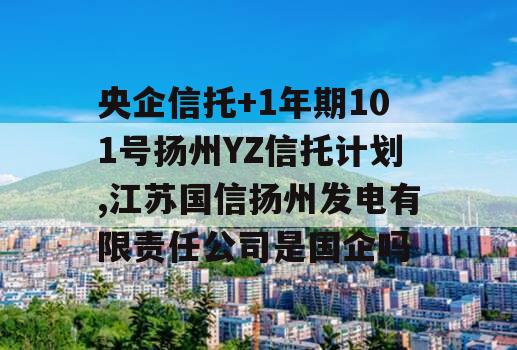 央企信托+1年期101号扬州YZ信托计划,江苏国信扬州发电有限责任公司是国企吗