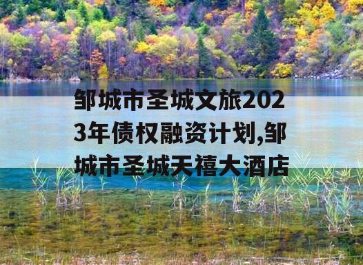 邹城市圣城文旅2023年债权融资计划,邹城市圣城天禧大酒店