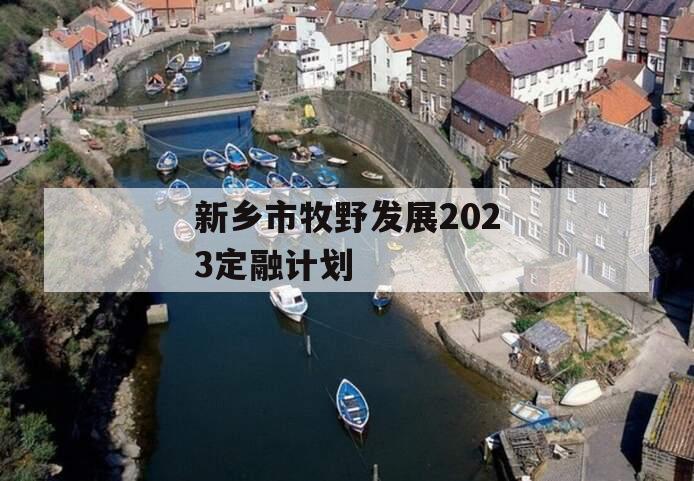 新乡市牧野发展2023定融计划