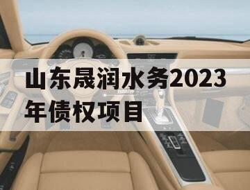 山东晟润水务2023年债权项目