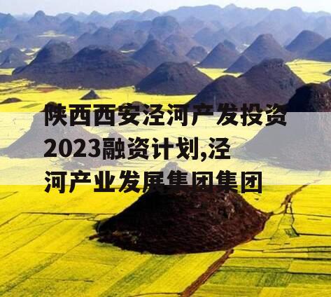 陕西西安泾河产发投资2023融资计划,泾河产业发展集团集团