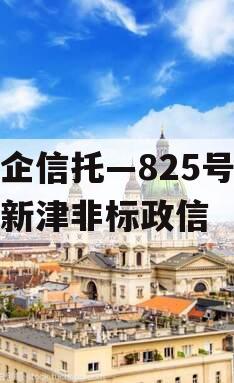 央企信托—825号成都新津非标政信