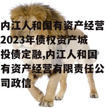 内江人和国有资产经营2023年债权资产城投债定融,内江人和国有资产经营有限责任公司政信