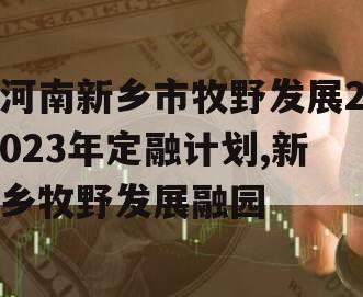 河南新乡市牧野发展2023年定融计划,新乡牧野发展融园