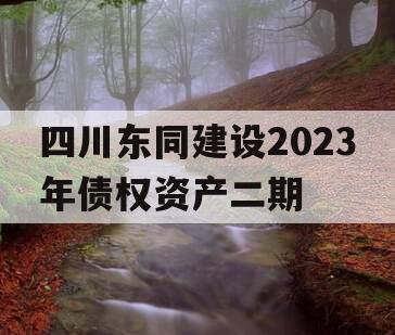 四川东同建设2023年债权资产二期