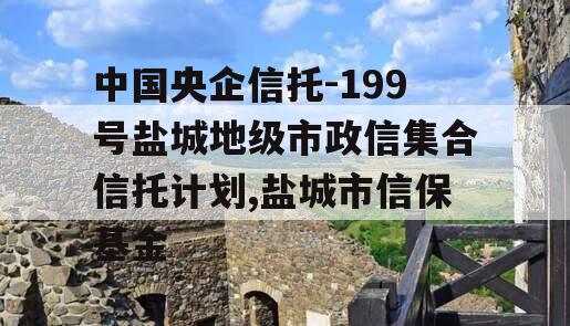 中国央企信托-199号盐城地级市政信集合信托计划,盐城市信保基金