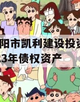 资阳市凯利建设投资2023年债权资产