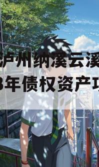 四川泸州纳溪云溪水务2023年债权资产项目