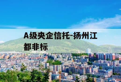 A级央企信托-扬州江都非标