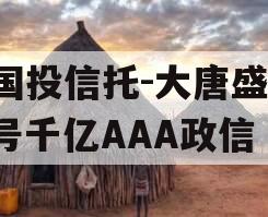 X国投信托-大唐盛世2号千亿AAA政信