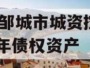 山东邹城市城资控股2024年债权资产