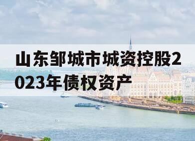 山东邹城市城资控股2023年债权资产