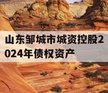 山东邹城市城资控股2024年债权资产