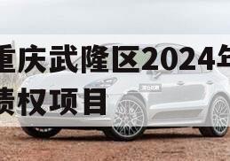 重庆武隆区2024年债权项目