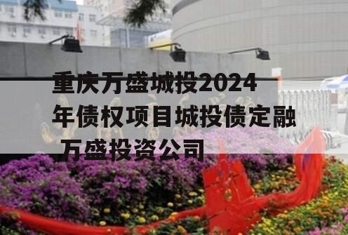 重庆万盛城投2024年债权项目城投债定融,万盛投资公司