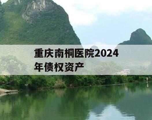 重庆南桐医院2024年债权资产