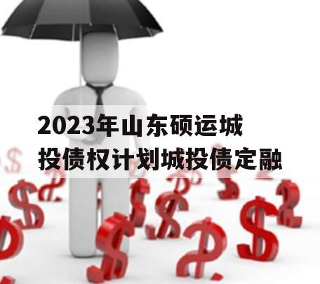 2023年山东硕运城投债权计划城投债定融