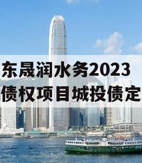 山东晟润水务2023年债权项目城投债定融