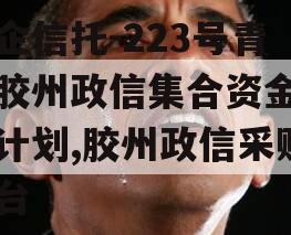 央企信托-223号青岛胶州政信集合资金信托计划,胶州政信采购平台