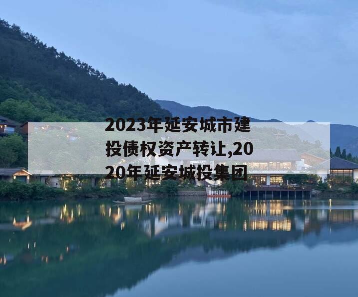 2023年延安城市建投债权资产转让,2020年延安城投集团