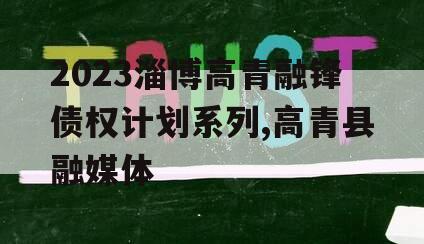 2023淄博高青融锋债权计划系列,高青县融媒体