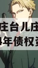 山东枣庄台儿庄财金投资2024年债权资产