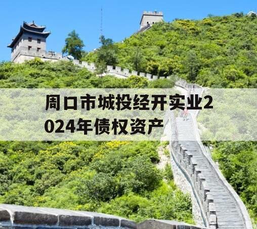 周口市城投经开实业2024年债权资产