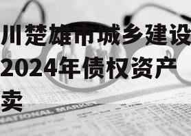 四川楚雄市城乡建设投资2024年债权资产拍卖