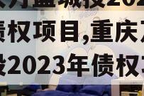 重庆万盛城投2023年债权项目,重庆万盛城投2023年债权项目开工