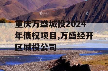 重庆万盛城投2024年债权项目,万盛经开区城投公司