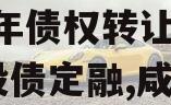 西安咸阳新控应收账款2024年债权转让项目城投债定融,咸阳城投政信动态